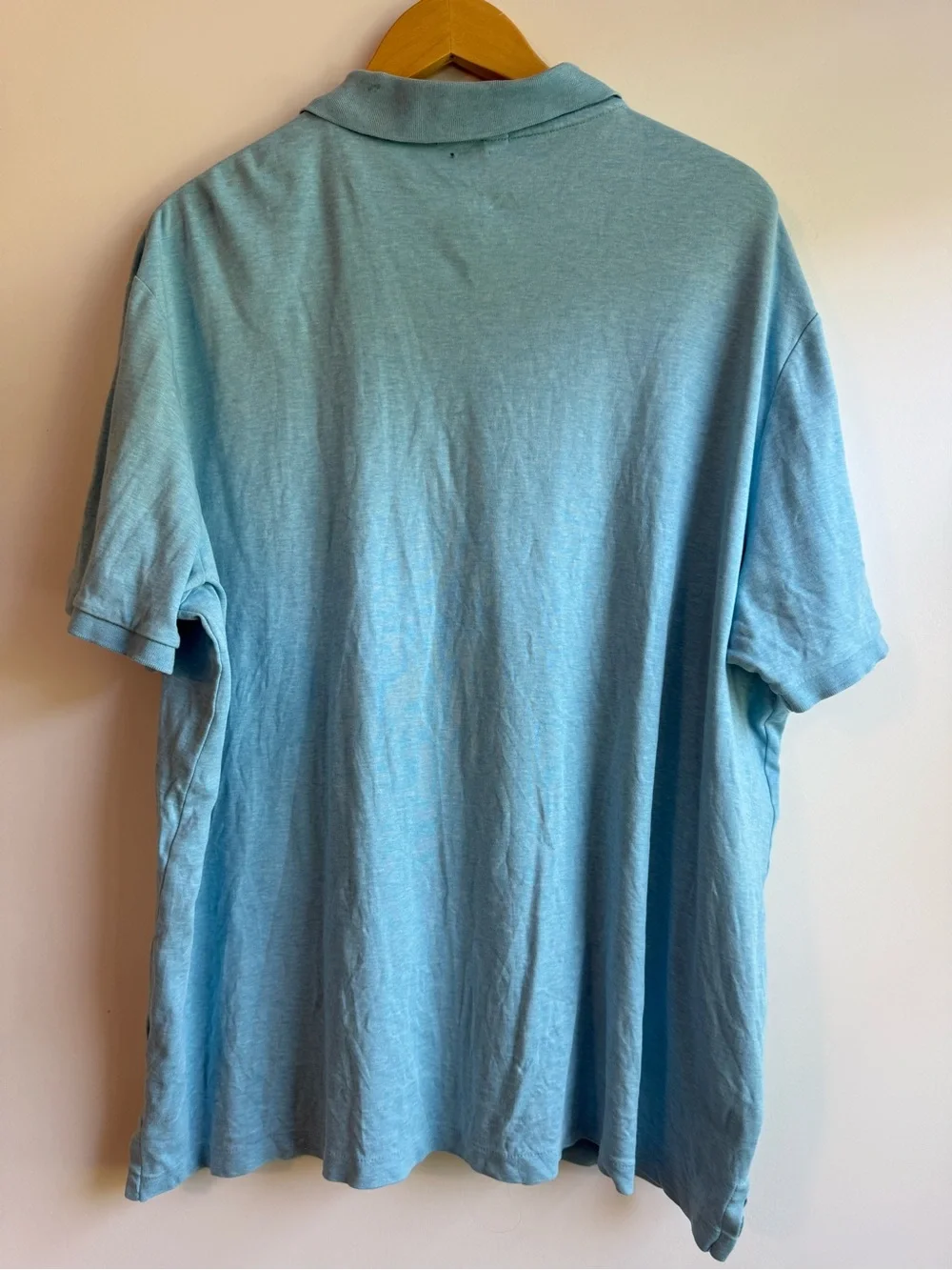 Polo by Ralph Lauren Light Blue Cotton Polo Shirt with Pony Logo